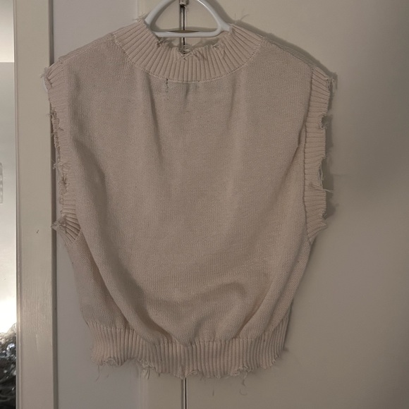 Distressed Sweater Vest - Picture 2 of 2